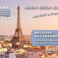 Plakat für das Konzert Melodien aus Frankreich