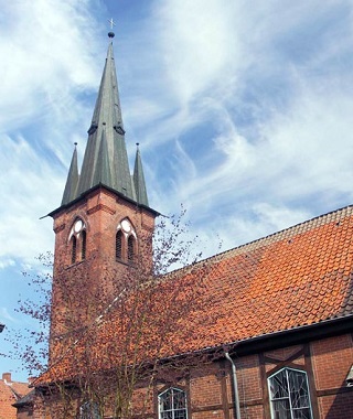 Ein Bild der Christuskirche in Nettelkamp