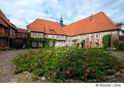 Bild des Innenhofes des Klosters Lüne in Lüneburg