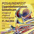 Plakat zum Posaunenfest 2026 in Hannover