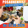 Bild des Einladungsplakates für das Posaunenfest in Rotenburg