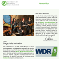 Bild vom Titelblatt des CEK Newsletters
